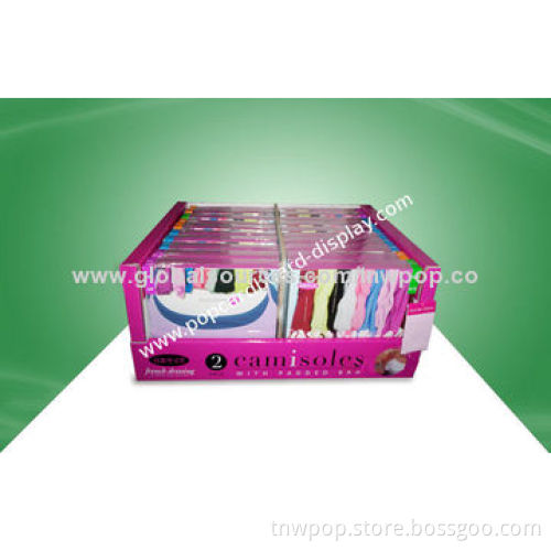 PDQ display paper boxes, suitable for underwear & more, customized size and designs are acceptable